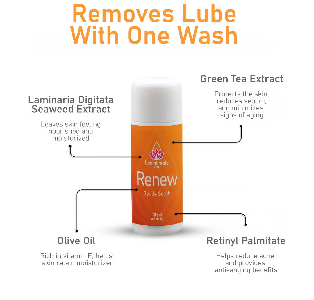Renew 4oz: Gentle feminine intimate care scrub