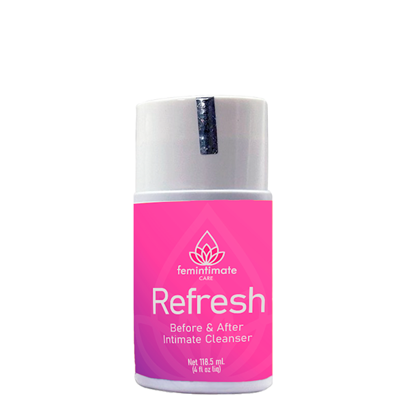 Refresh 4oz: Before and after feminine intimate care cleanser