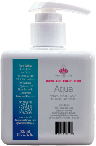 Aqua Intimate Lube, Balanced Safer Stronger Younger for feminine intimate care