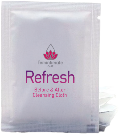 Refresh 4oz: Before and after feminine intimate care cleanser
